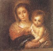 Bartolome Esteban Murillo Napkin Virgin and Child oil painting